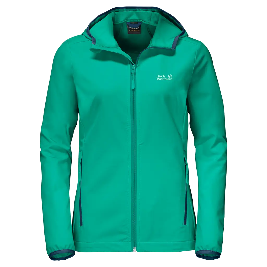 Green Hooded Outdoor Jacket
