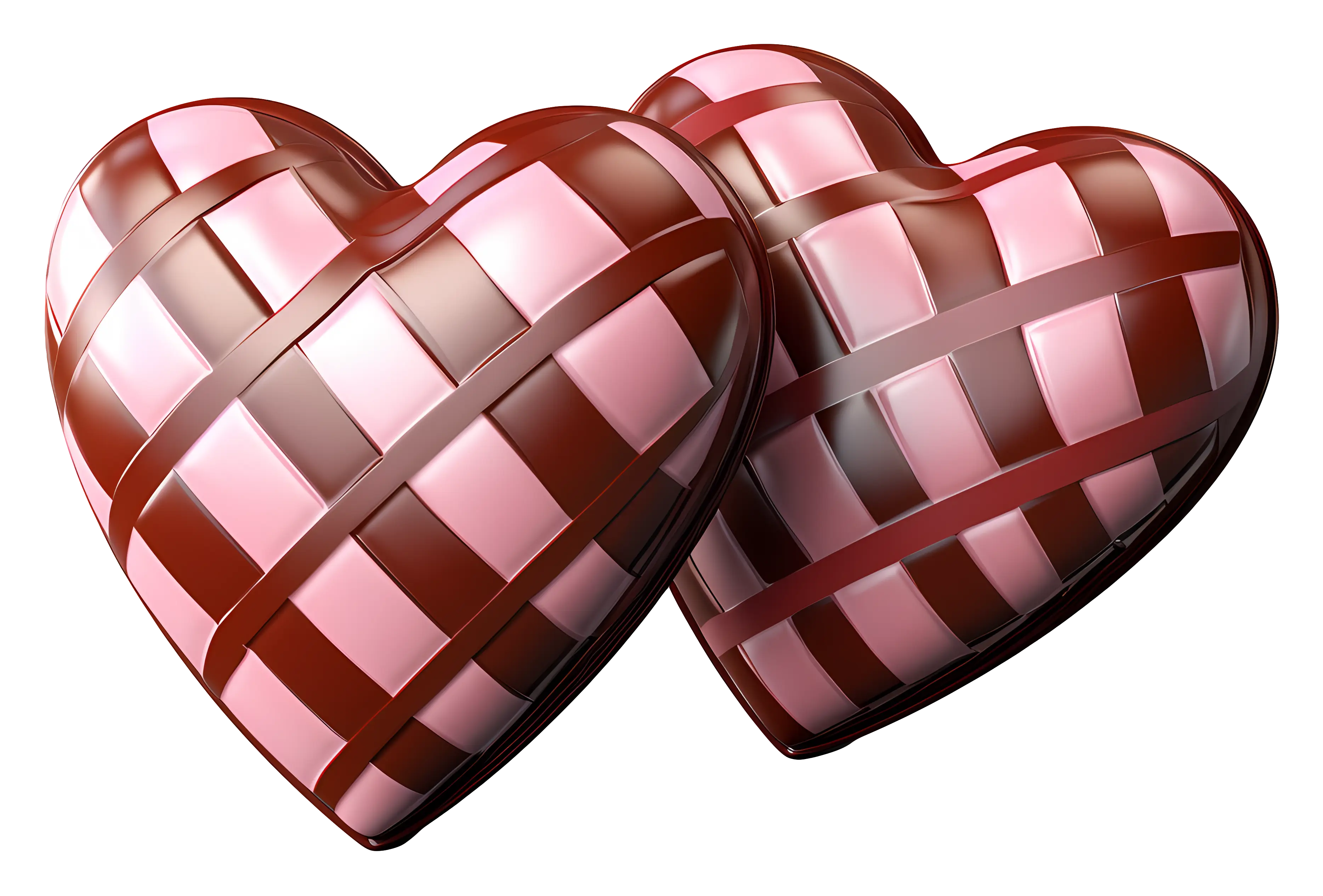 Chocolate Heart Candies for Valentine's Day