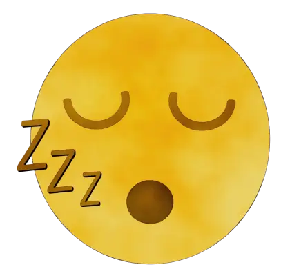 Sleeping Face Emoji with Zzz