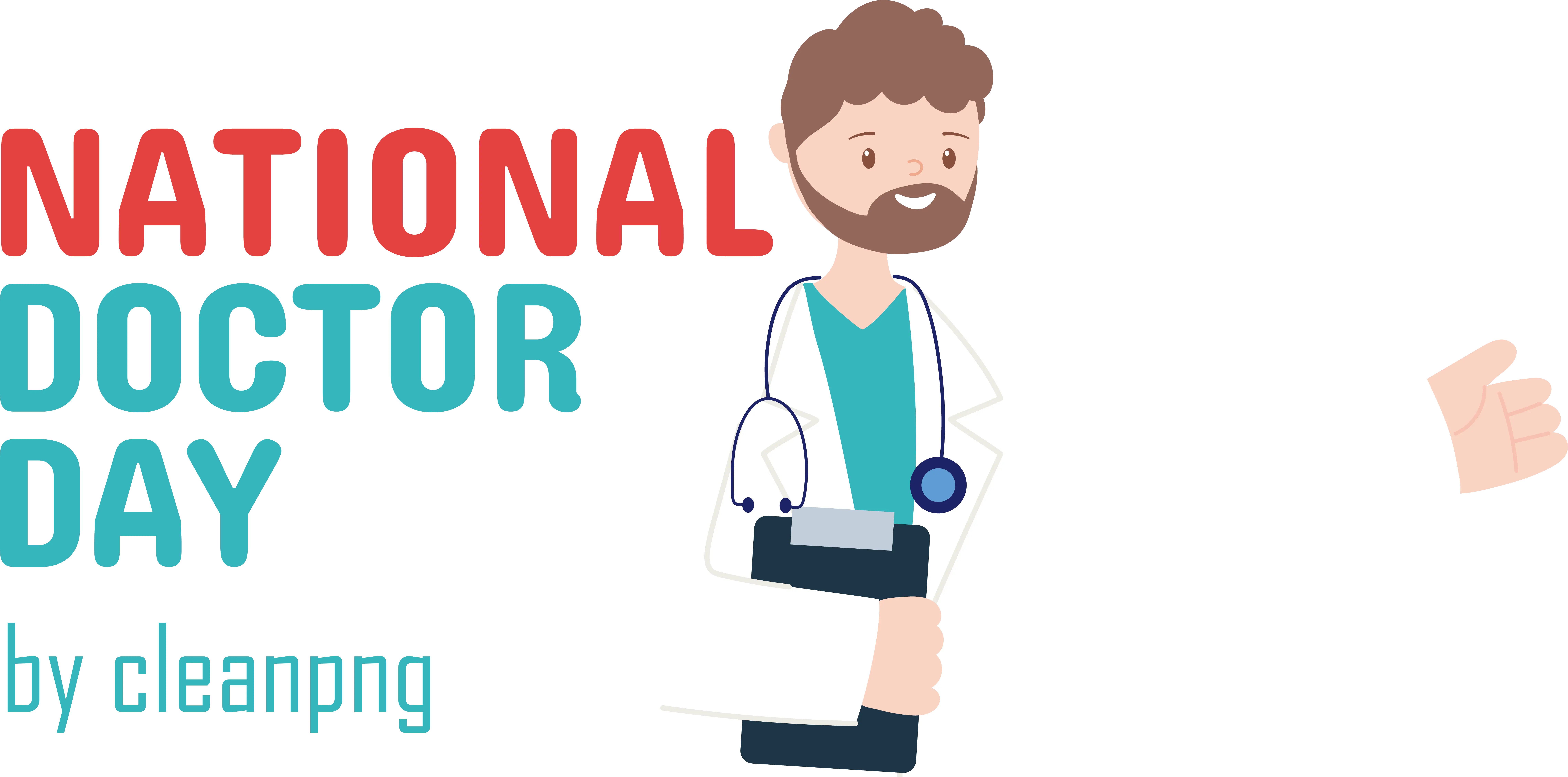 National Doctor Day Celebration Illustration
