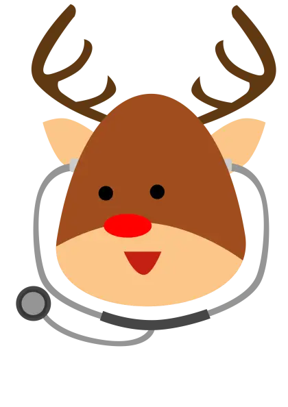 Reindeer with Stethoscope