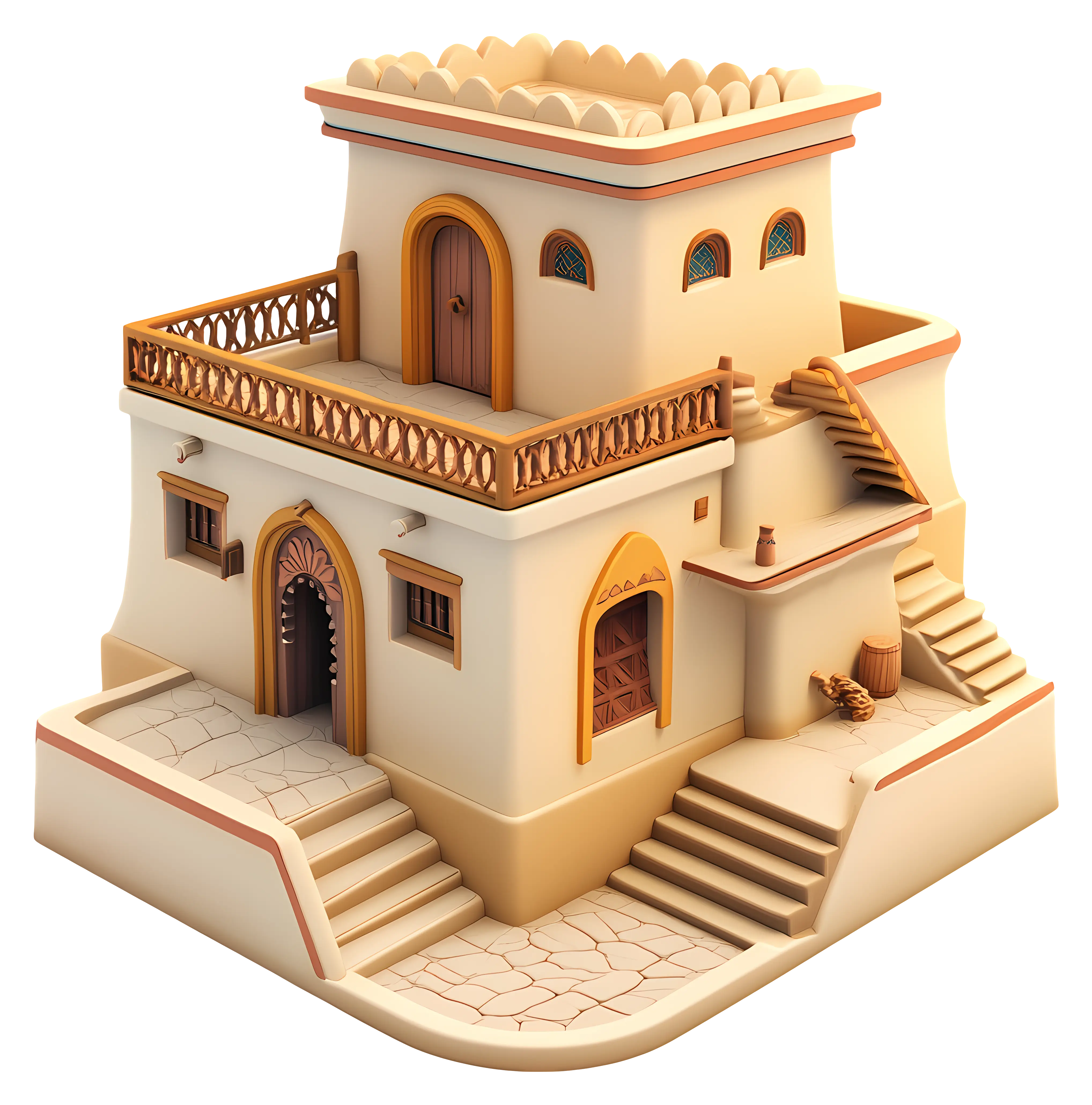 Traditional House with Multiple Levels