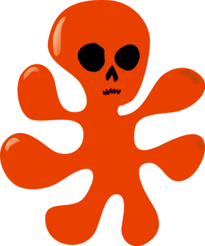 Red Skull Symbol