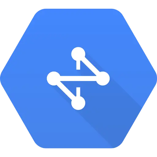 Network Connection Icon in Abstract Design