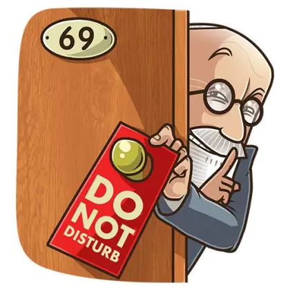 Do Not Disturb Sign on Door
