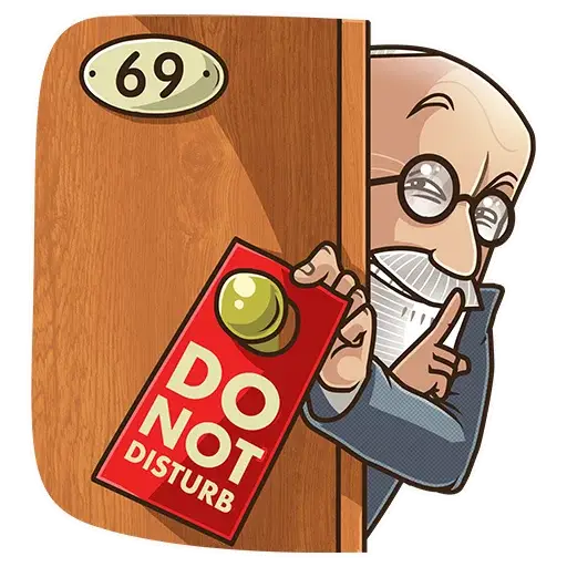 Do Not Disturb Sign on Door