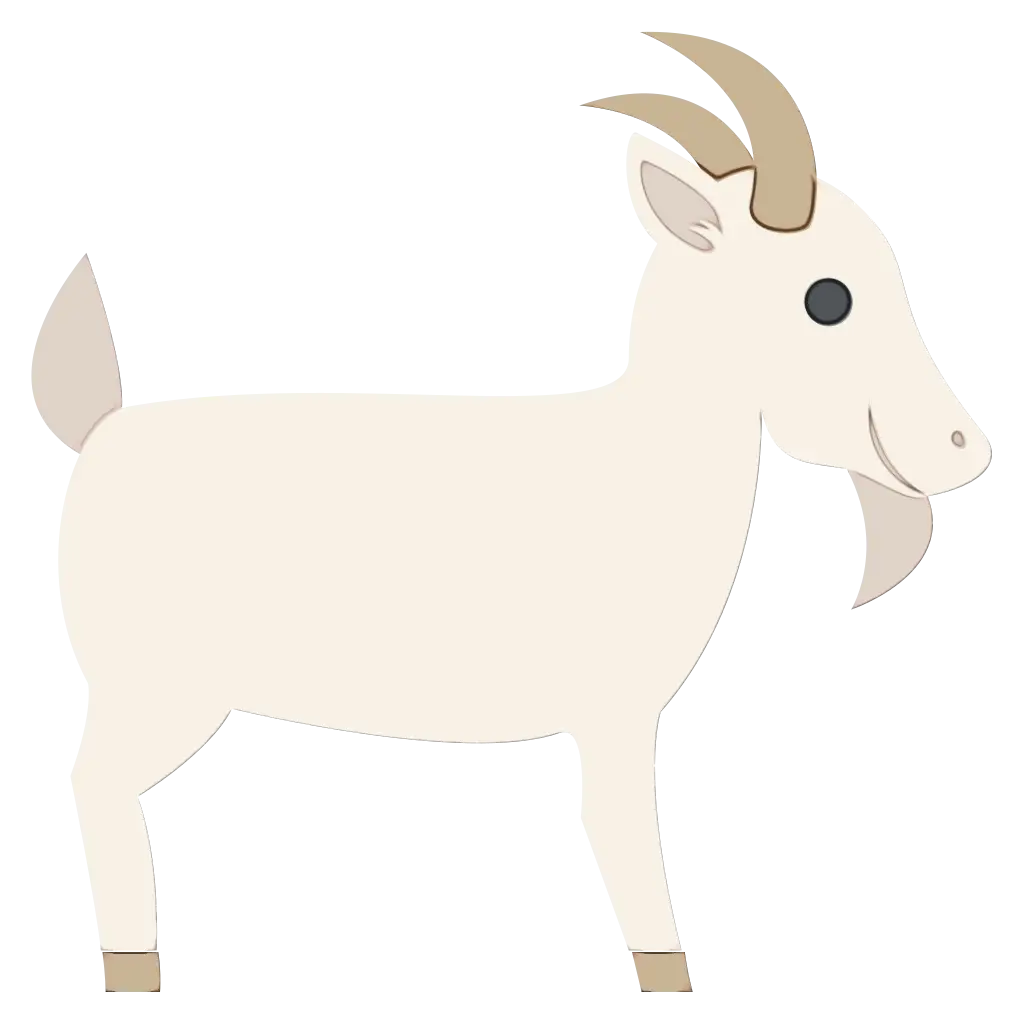 White Goat Illustration