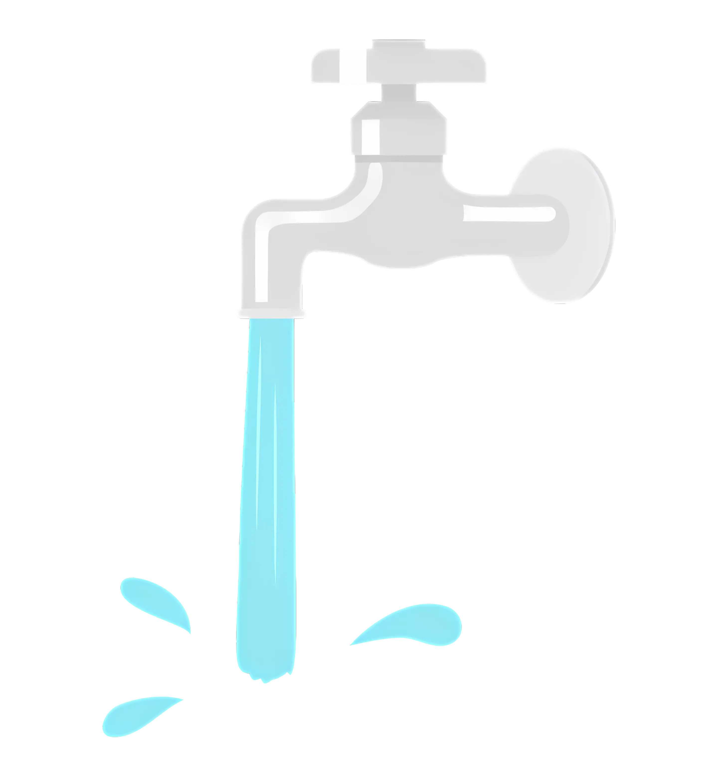 Water Tap with Flowing Water