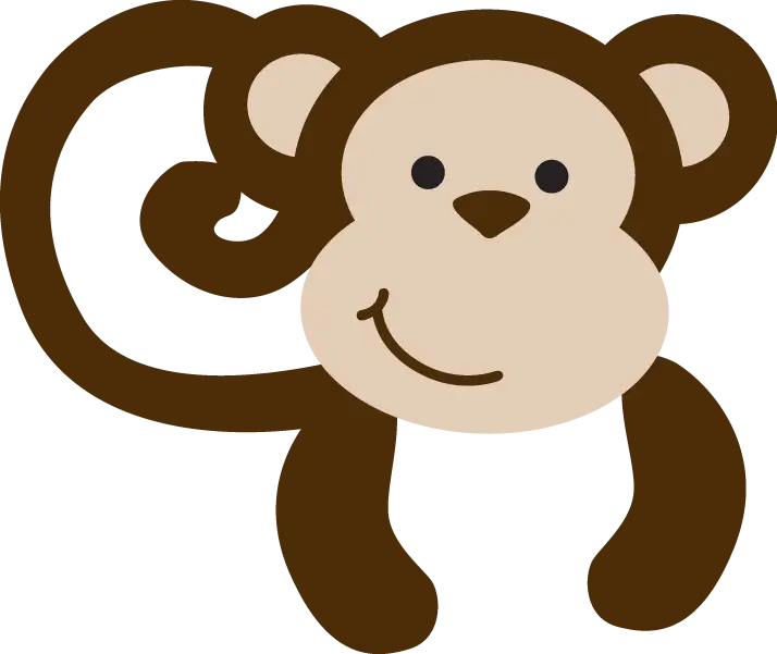 Cute Cartoon Monkey