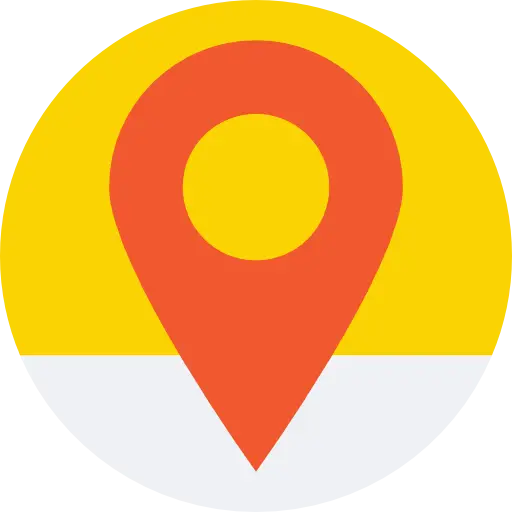 Simple Location Icon for Geographical Maps