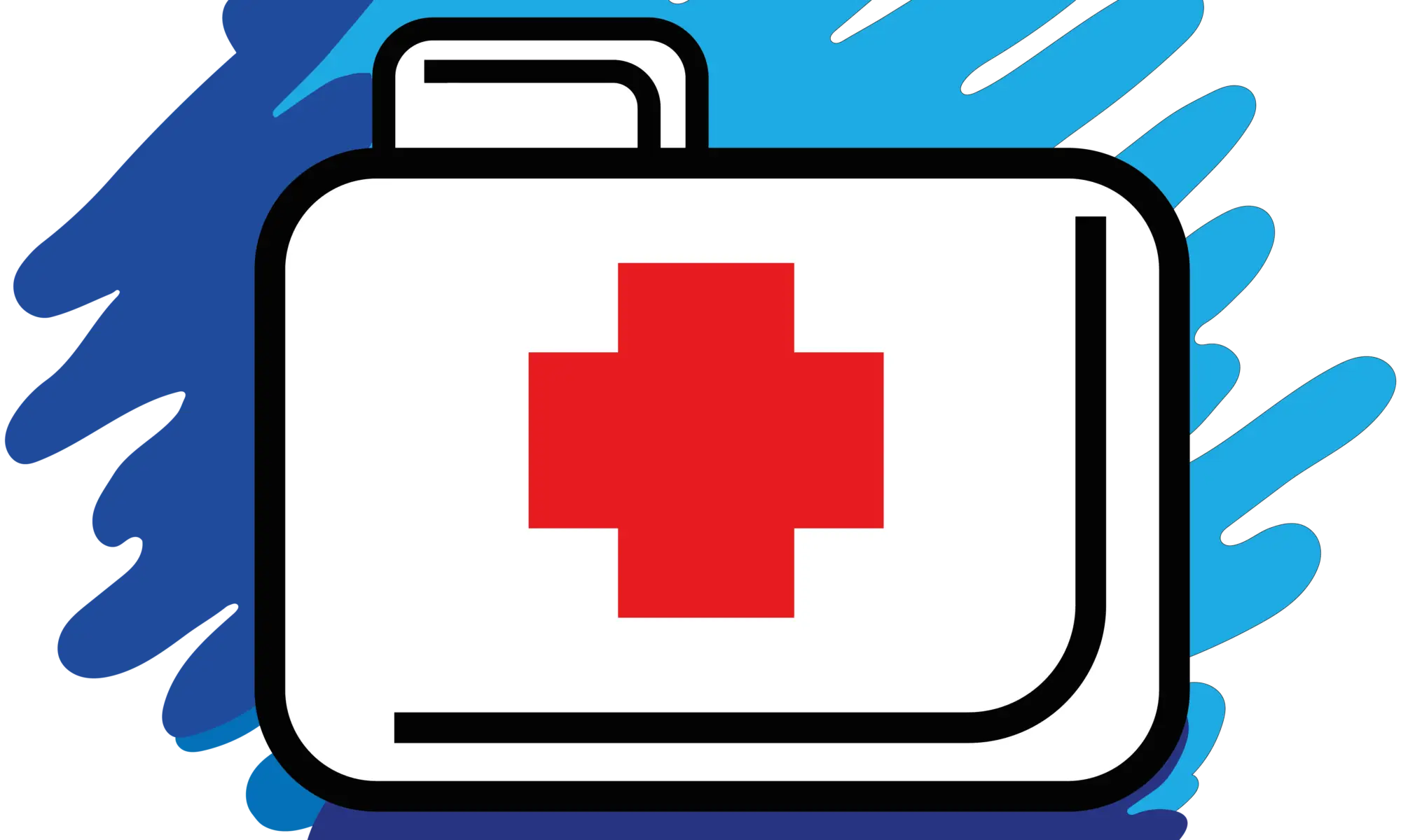 First Aid Kit With Red Cross Symbol