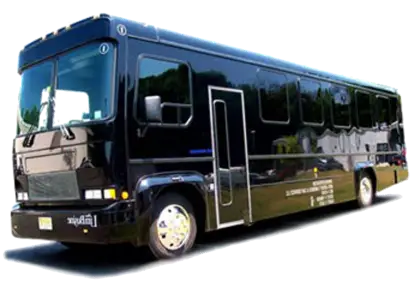 Black Luxury Bus