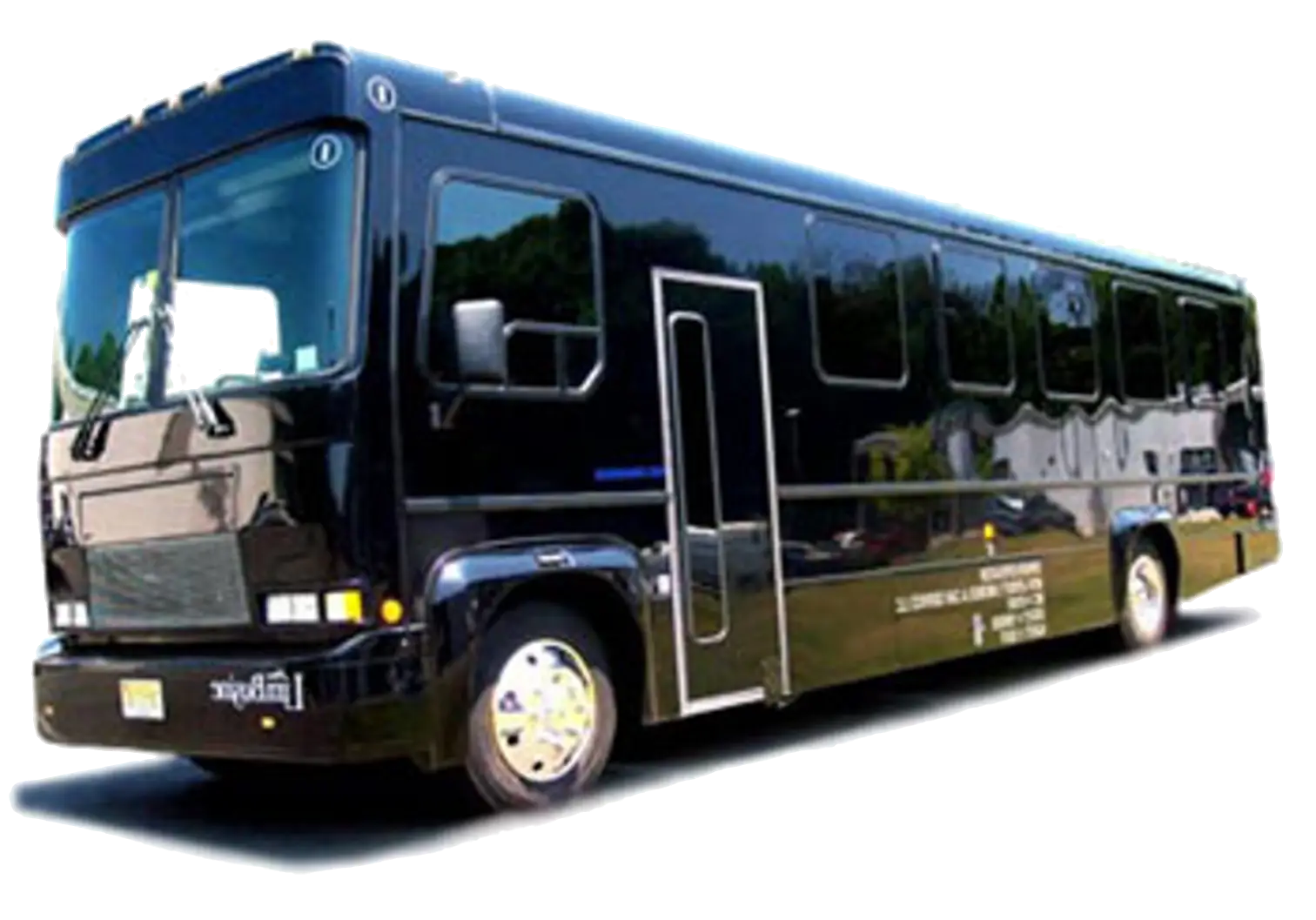 Black Luxury Bus