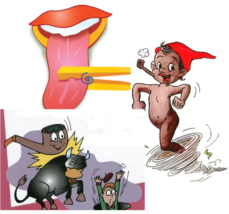 Humorous Cartoon Characters Illustration