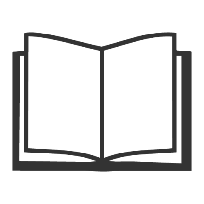 Minimalist Open Book Icon