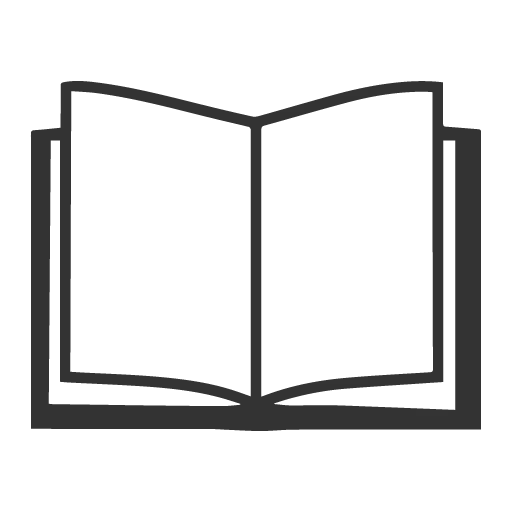 Minimalist Open Book Icon