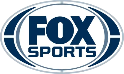 Fox Sports Logo in Blue and White