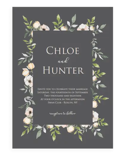 Elegant Wedding Invitation