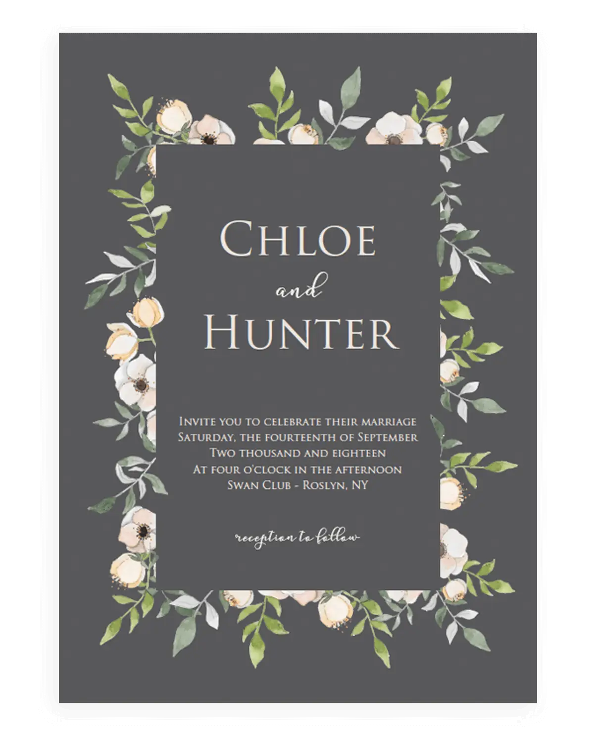 Elegant Wedding Invitation