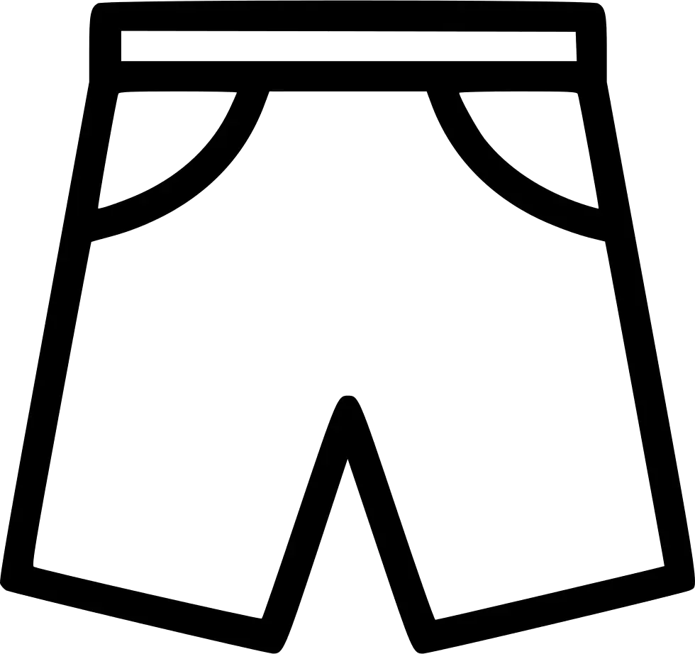 Simple Black and White Shorts
