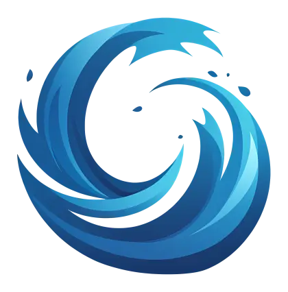Blue Wave Illustration