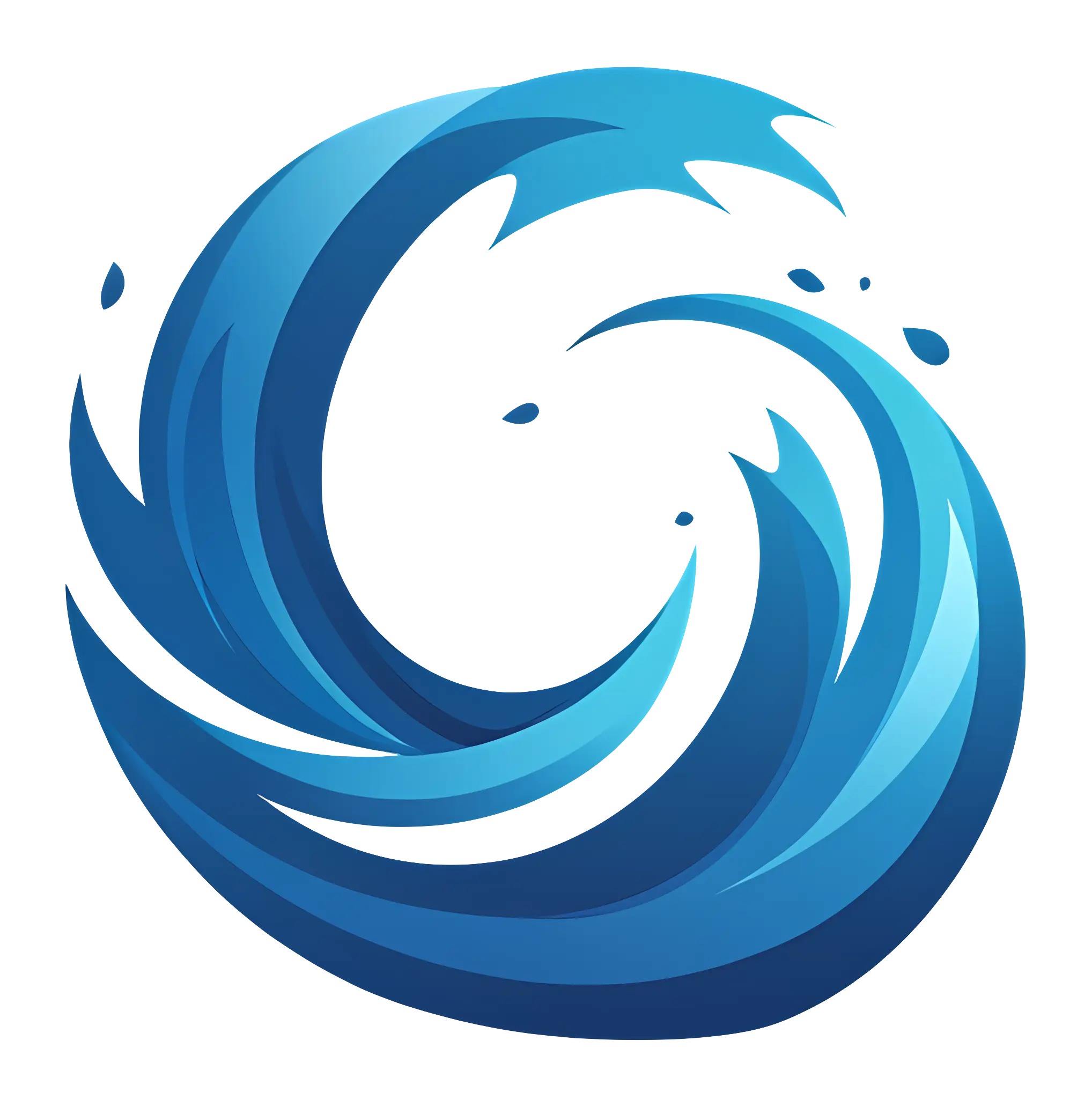 Blue Wave Illustration