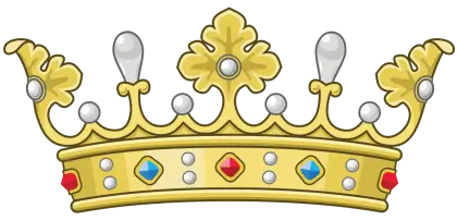 Golden Crown with Jewels for Royal Look