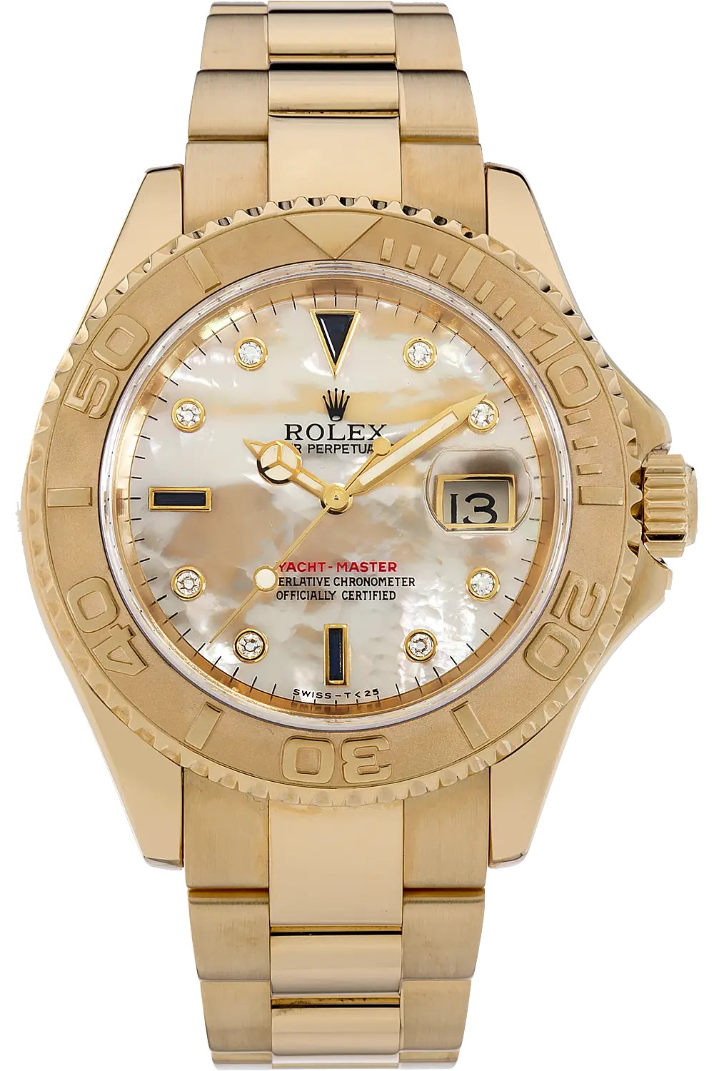 Gold Luxury Wristwatch with Elegant Face
