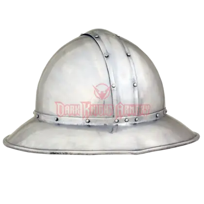 Steel Medieval Helmet for Historical Display
