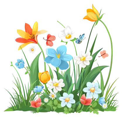 Colorful Flowers in Bloom