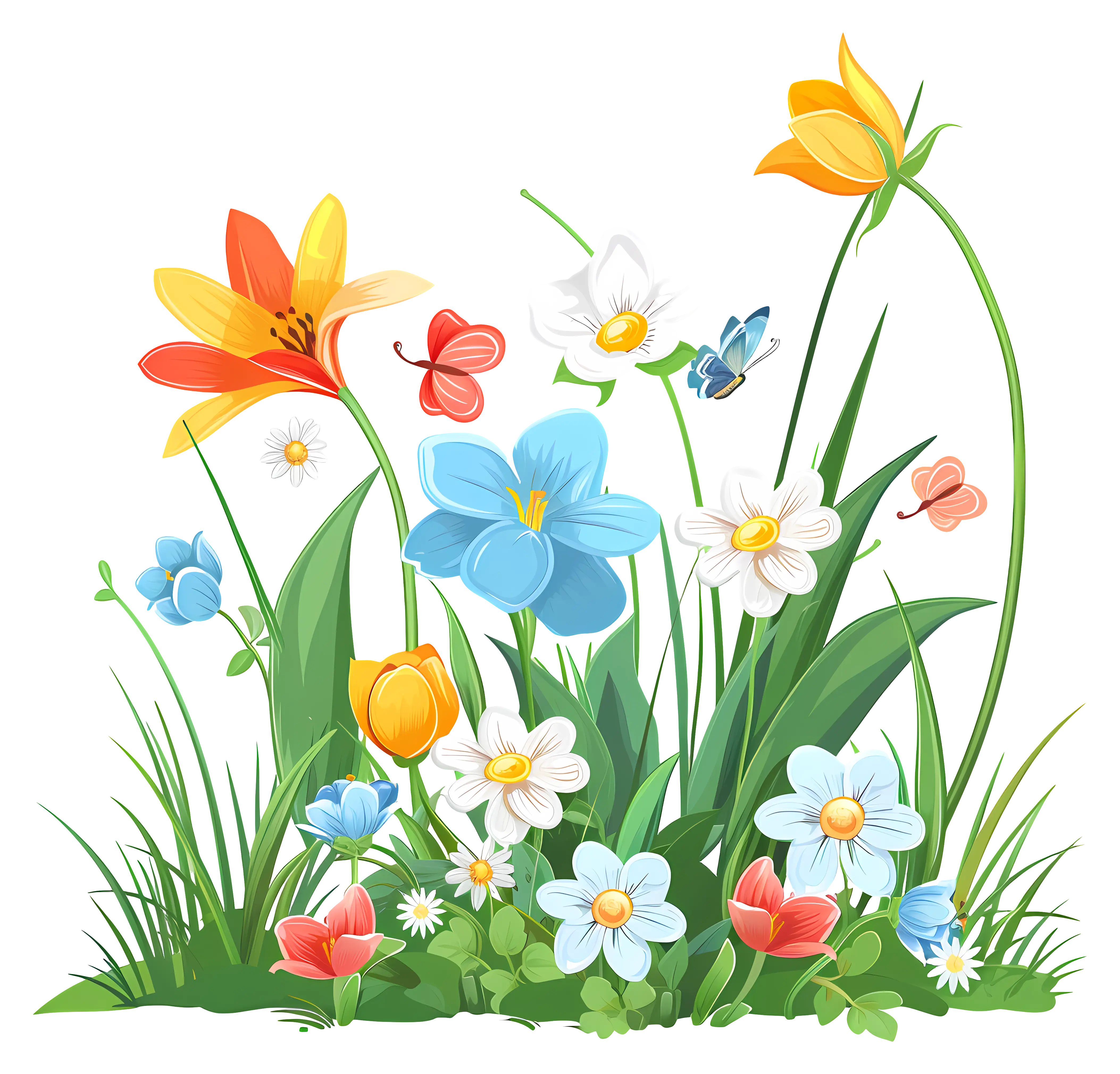 Colorful Flowers in Bloom