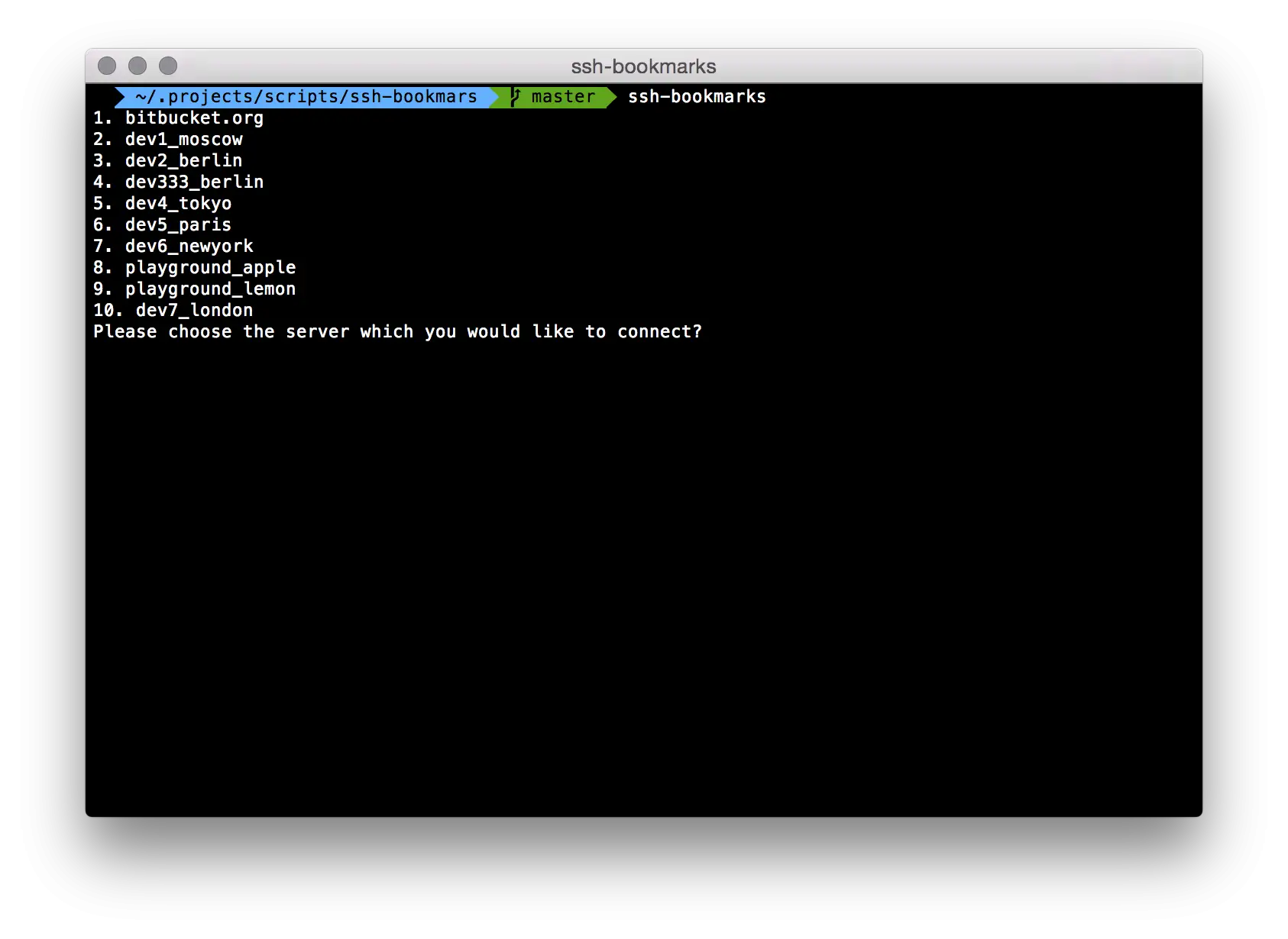Terminal Command Line Interface