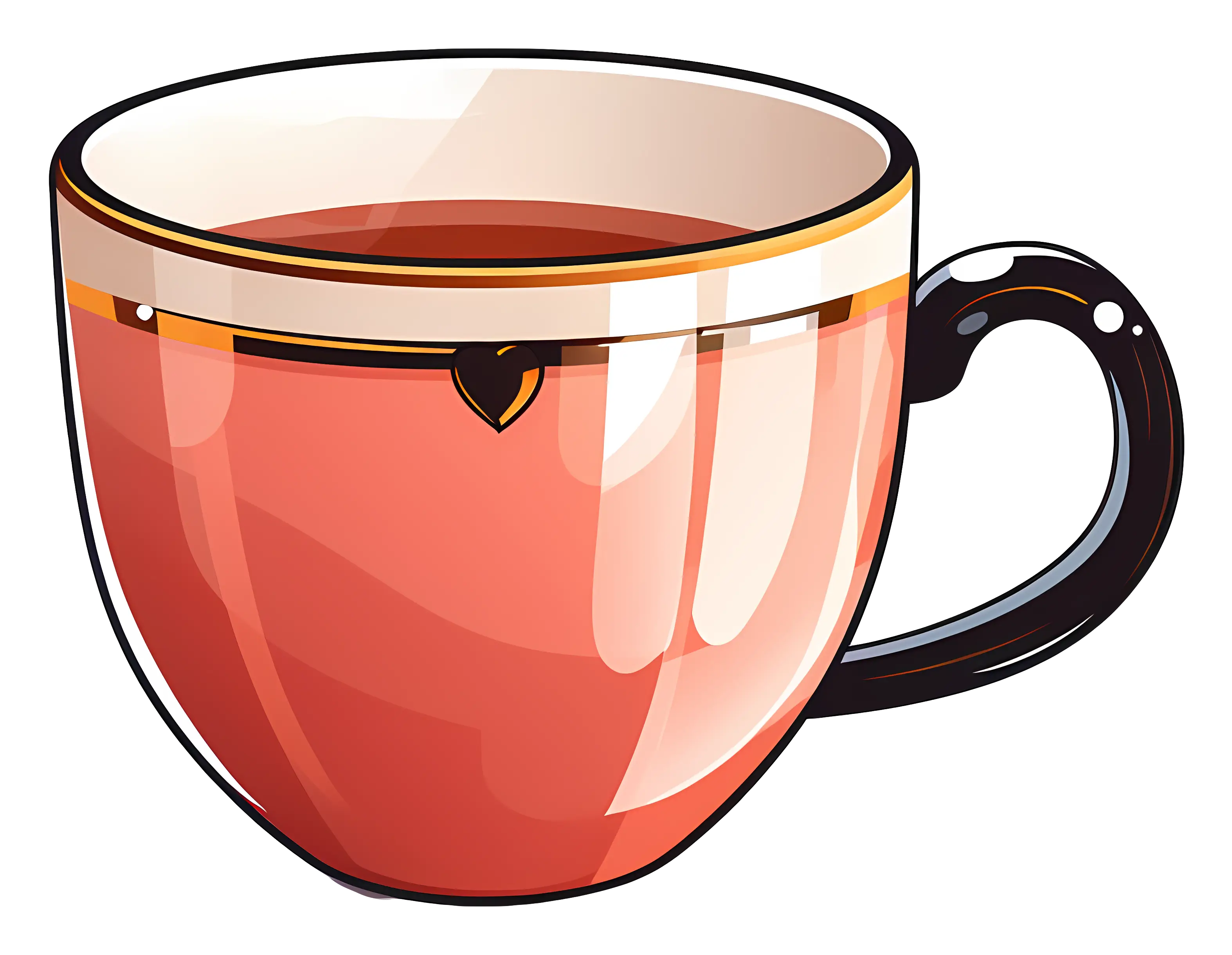 Red Ceramic Cup