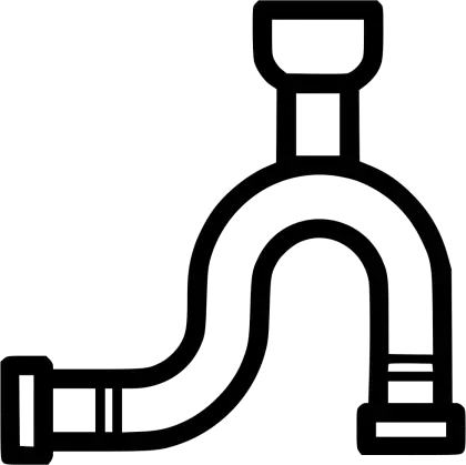 Line Art of a Pipe