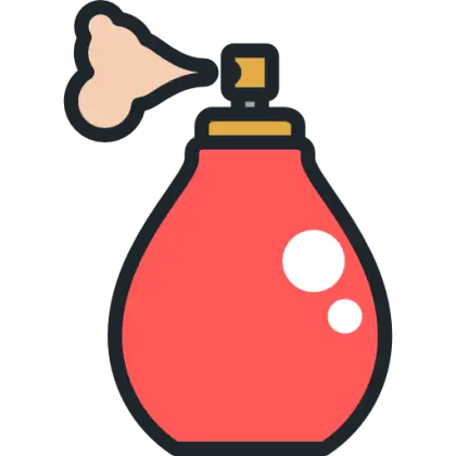 Red Perfume Bottle