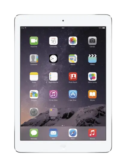 Tablet with App Icons Display