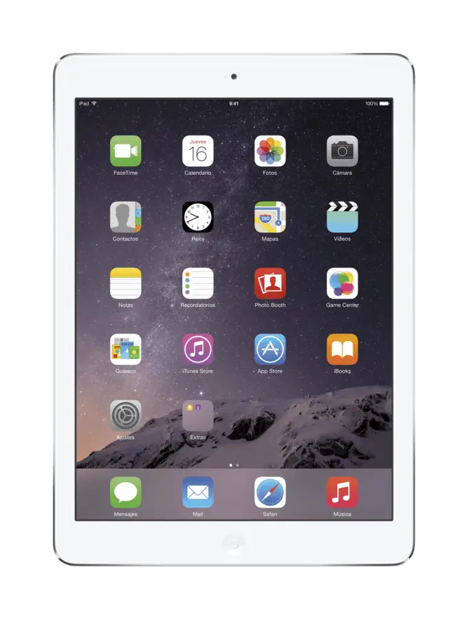 Tablet with App Icons Display