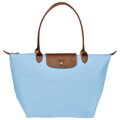 Stylish Blue Tote Bag with Handles