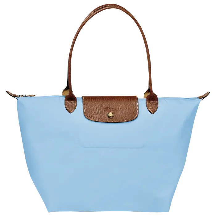 Stylish Blue Tote Bag with Handles