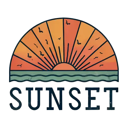 Warm Sunset Logo Design