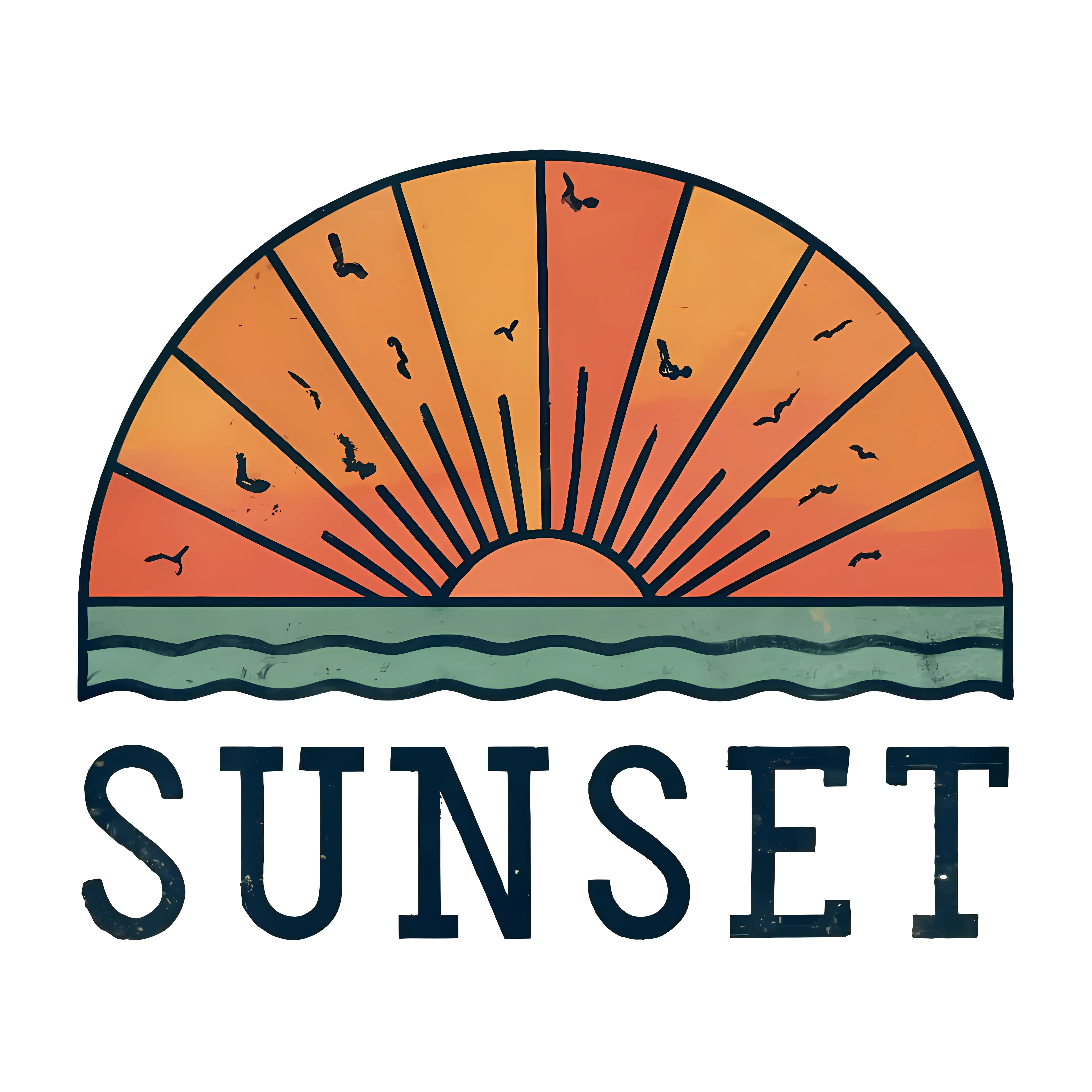Warm Sunset Logo Design