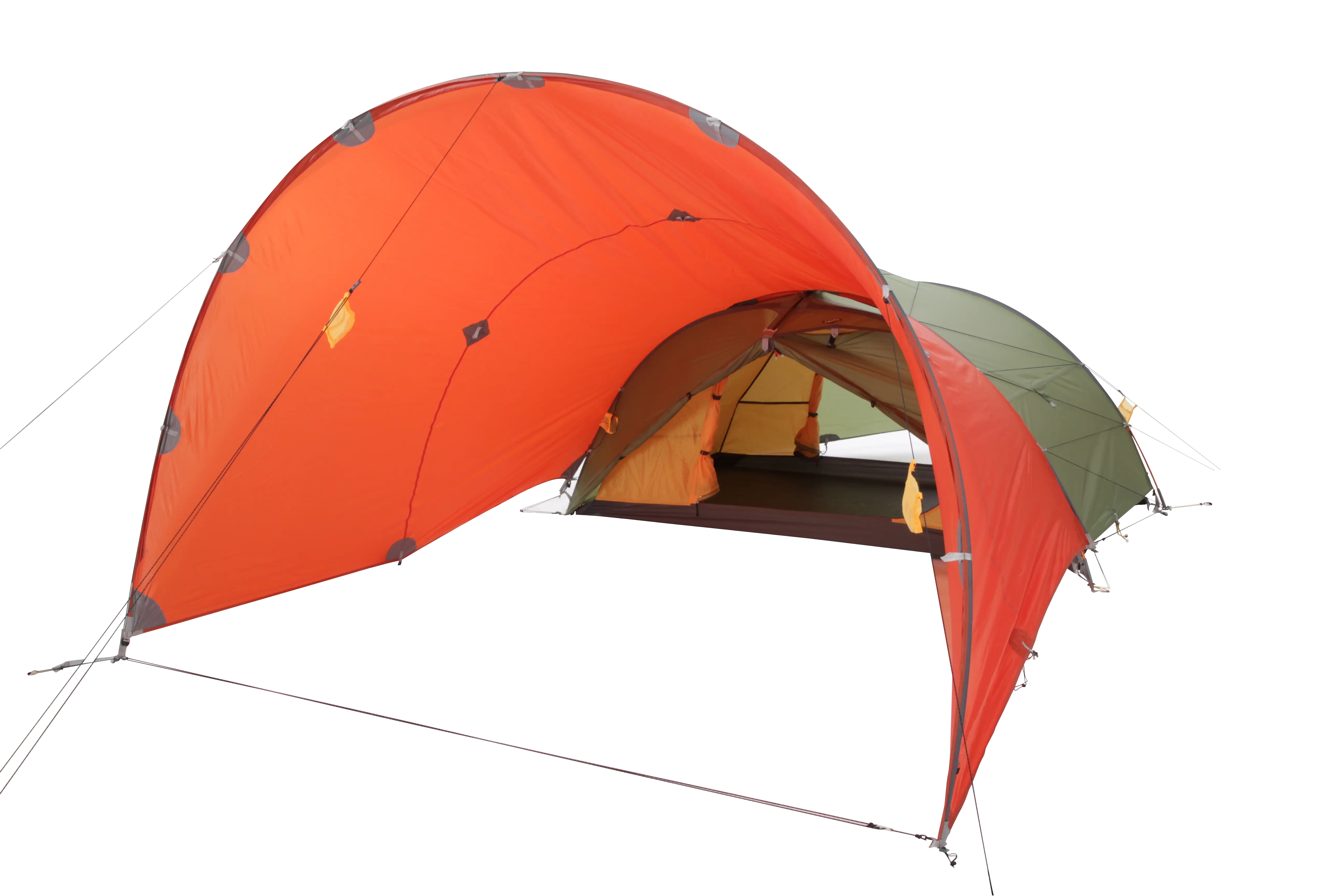 Orange Camping Tent for Outdoor Adventure