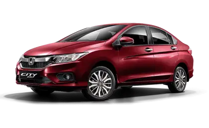 Red Sedan Car with Sleek Design
