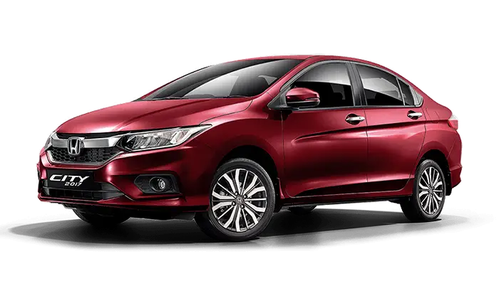 Red Sedan Car with Sleek Design