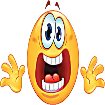 Scared Emoji Face Expression
