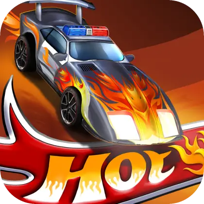 Hot Wheels Toy Car with Flames