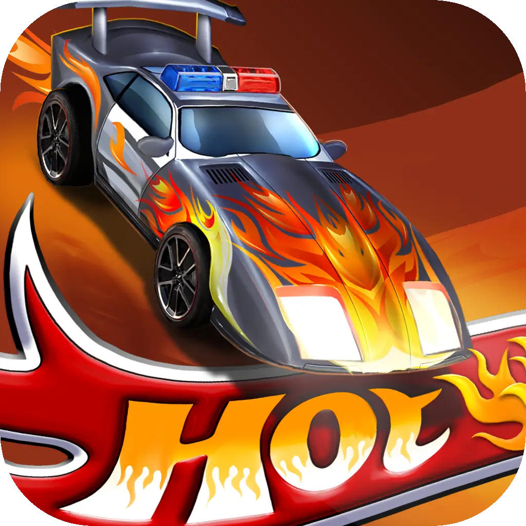 Hot Wheels Toy Car with Flames