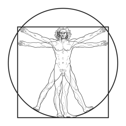 Vitruvian Man by Leonardo da Vinci