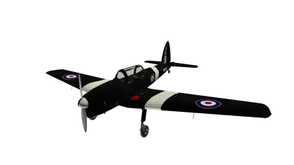 Vintage Black Airplane Model