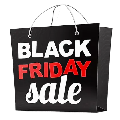 Black Friday Sale Shopping Bag Design